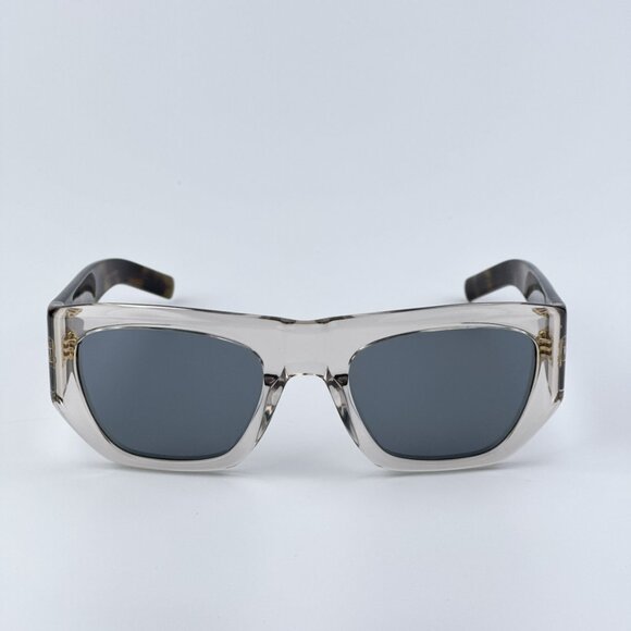 Saint Laurent SL740 003 BRAND NEW Sunglasses Beige Havana Silver Square Unisex main image 4